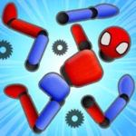 superhero ragdoll: dummy break android application logo